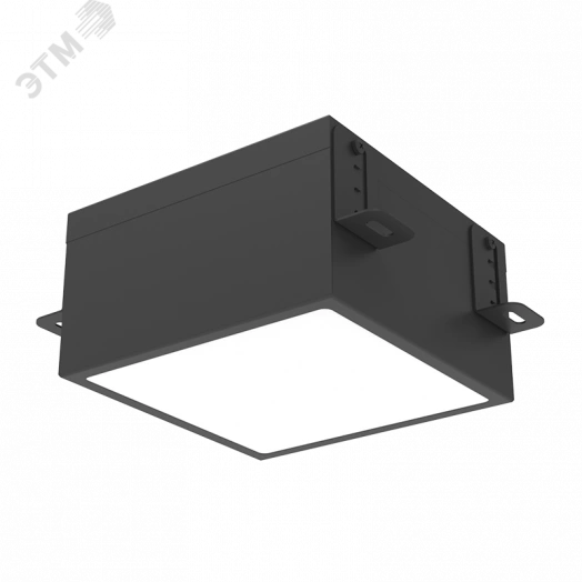 Светильник светодиодный ДВО-24Вт 3000К IP54 DL-Grill CRI90 черный