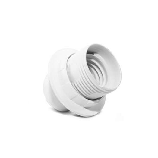 Патрон электрич. E27 с приж. кольцом пластик 4А 250В с этикеткой UNIVersal 5560711