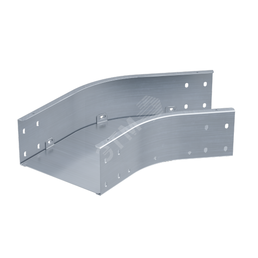 Угол горизонтальный 45 градусов 30х600, 1,5 мм, AISI 304 в комплекте с крепежными элементами и соединительными пластинами,необходимыми для монтажа