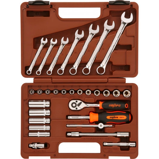 Набор инструмента 1/4''DR, 30 предметов