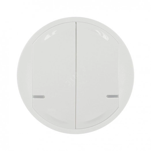 Лицевая панель для умного проводного/беспроводного 2-клавишного выключателя  коллекции Celiane with NETATMO