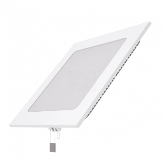 Светильник светодиодный встраиваемый ДВО-15 Вт 1100  Лм 4000К квадрат IP20 монтажный d155х155 мм 170х170х22 мм 180-265 В Slim Gauss