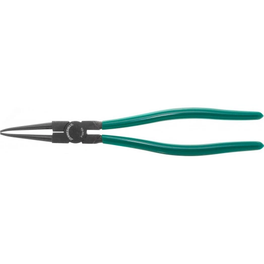 Щипцы прямые для стопорных колец удлиненные с ПВХ рукоятками, сжим, 85-165 мм, 3.5-4.0 мм, 310 мм