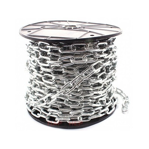 Цепь DIN766 6мм короткозвенная оцинкованная (25м)