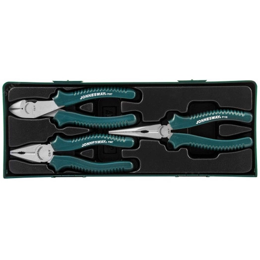 Набор шарнирно-губцевого инструмента в ложементе, 3 предмета