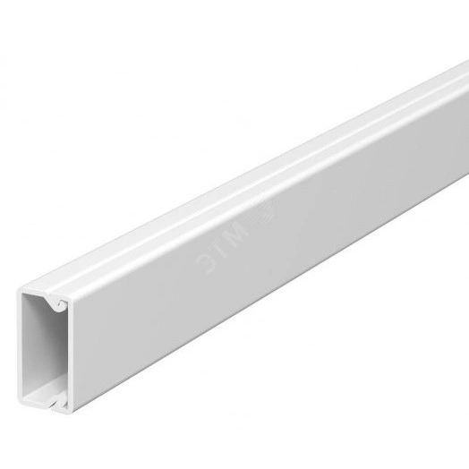 Кабельный канал безгалогеновый WDKH 10x20x2000 мм (ABS-пластик белый)