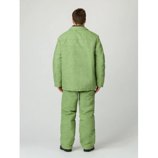 Костюм сварщика зимний 1 класс защиты (Брезент, 480), бежевый, 56-58/ 170-176