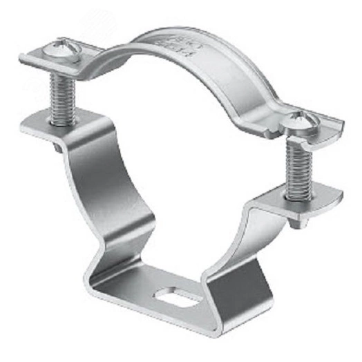 Крепежная скоба дистанционная 25-30 мм (с         продольным отверстием) с гальваническим покрытием