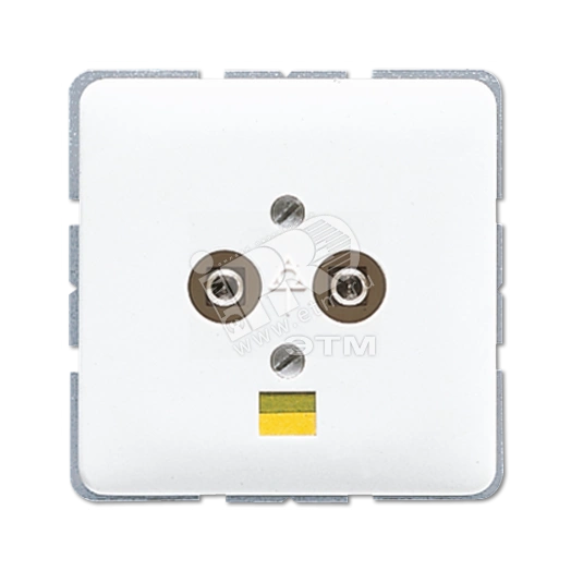 Розетка штепсельная для выравнивания потенциалов  белая