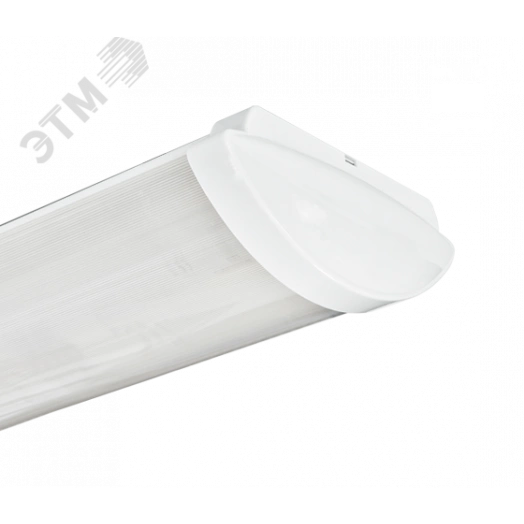 Светильник ЛПО-46-2х36-614 Luxe призм./опал с БАП ЭПРА IP20