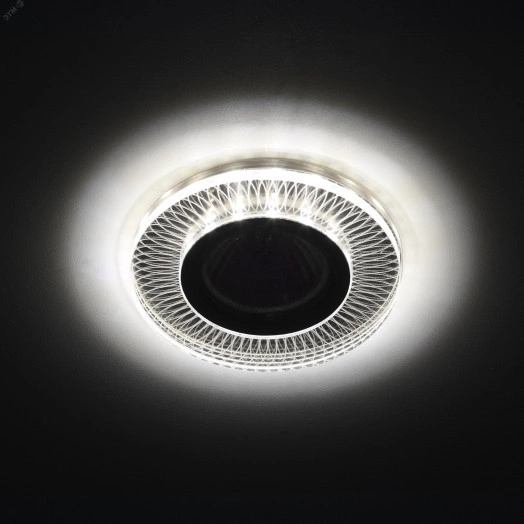 DK LD44 SL 3D Точечные светильники ЭРА декор cо светодиодной подсветкой MR16, зеркальный