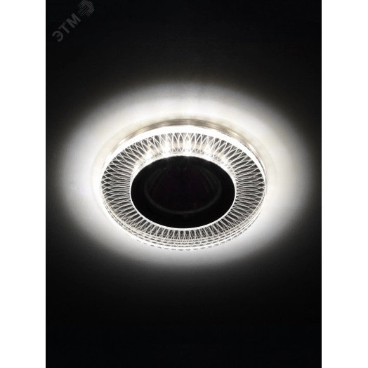 DK LD44 SL 3D Точечные светильники ЭРА декор cо светодиодной подсветкой MR16, зеркальный