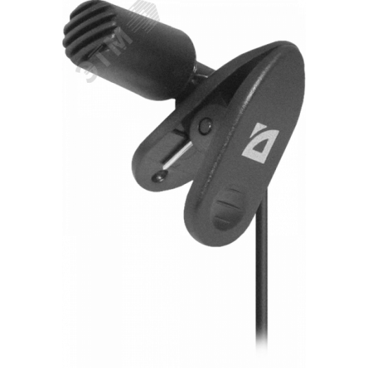 Микрофон компьютерный MIC-109 на прищепке, 1.8 м, черный