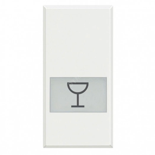 Axolute Клавиши с подсветкой для выключателей AXIAL 1 модуль символ Сервис белый