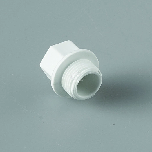 Заглушка резьбовая 1/2' полипропиленовая PPR белая