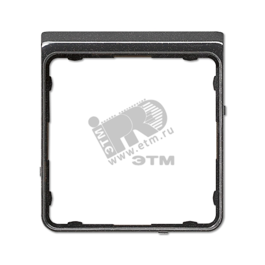 Рамка внешняя цветная черный металлик