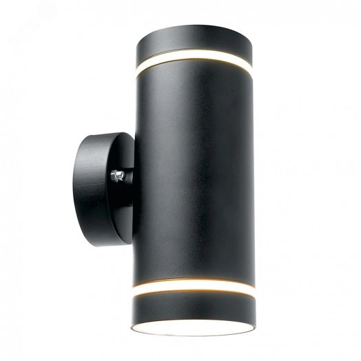 Светильник ДБУ-2х15w вверх/вниз GX53 без ламп IP54 черный