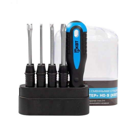Набор отвертка со сменными стержнями Мастер НО-9