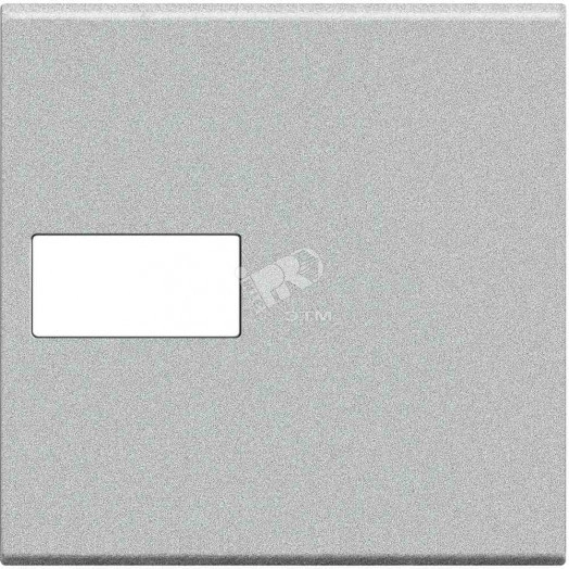 LivingLight Клавиша Axial с 1 отверстием для вставки символа 2 модуля алюминий