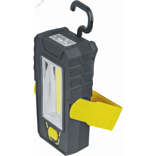 Фонарь светодиодный NPT-W12-3AAА для работы 1COB LED(3Вт)+3LED(0,6Вт) коробка