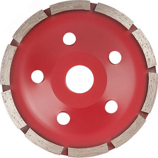 Диск алмазный шлифовальный, посадочный диаметр 22.2 мм, сегментный, одинарный ряд 125 мм