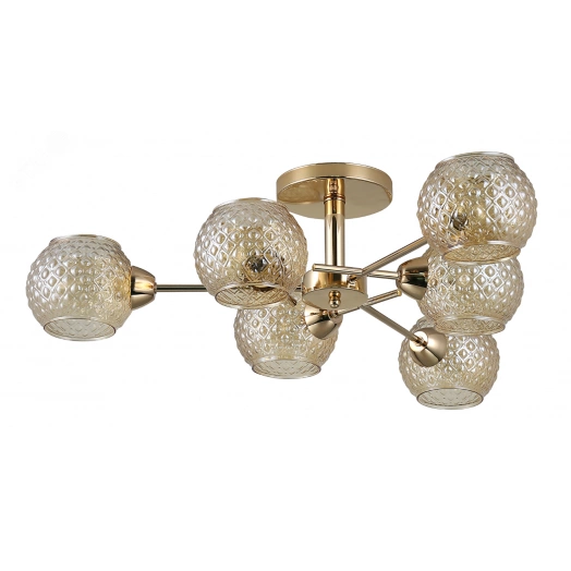 Люстра  Rivoli Amalia 3090-306 6 * Е27 40 Вт модерн