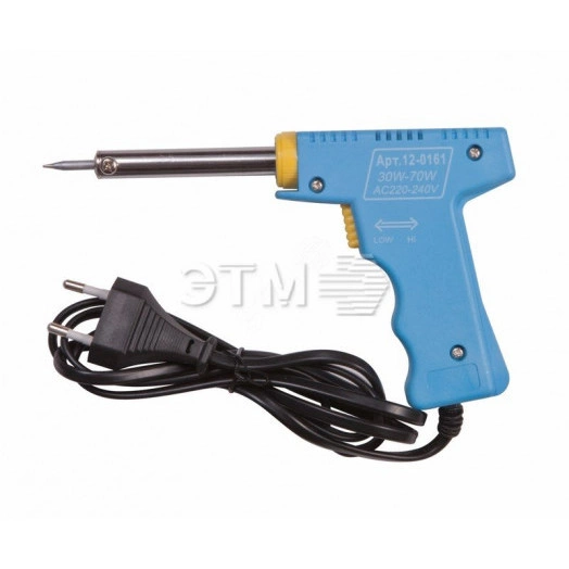 Паяльник-пистолет импульсный PROconnect, 30 Вт / 70 Вт, 230 В, серия Classic