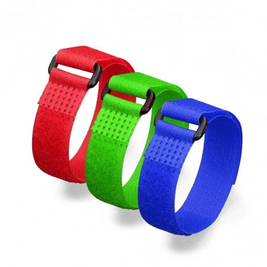 Стяжки велькро КСВ-П 20*450 (Чер) (Fortisflex)