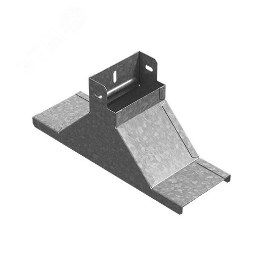 Крышка-ответвитель вертикальный к лотку 300х50, толщ. 1,0 мм, Сендзимир цинк