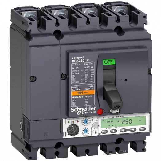 Выключатель автоматический силовой в литом корпусе для промышленного электроснабжения