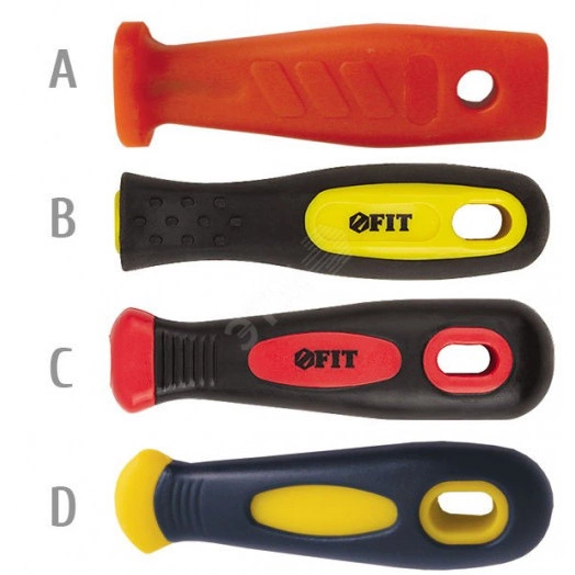 Ручка запасная для напильников пластиковая, 105 мм, круглое отверстие 4.6 мм