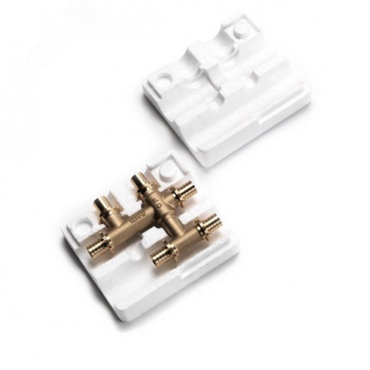 Крестовина латунная 20-16-20 (переход трубы на     трубой)