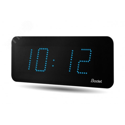 Часы цифровые STYLE II 10 (часы/минуты), высота цифр 10 см, синий цвет, независимые, 240 В