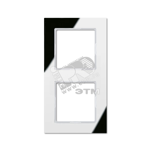 Рамка 2-я для горизонтальной/вертикальной установки  Серия- ACreation  Материал- стекло  Цвет- серебро (зеркало)