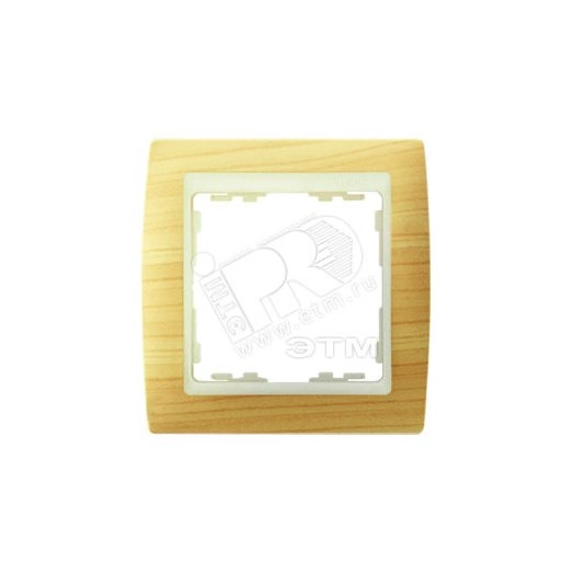 Рамка на 4 поста, S82, сосна - сл.кость