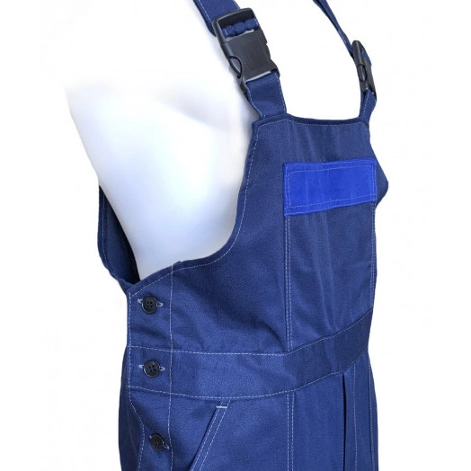 Костюм Енисей летний куртка ткань, полукомбинезон, цвет  темно-синий с васильком р. 48-50, 96-100, 82-188