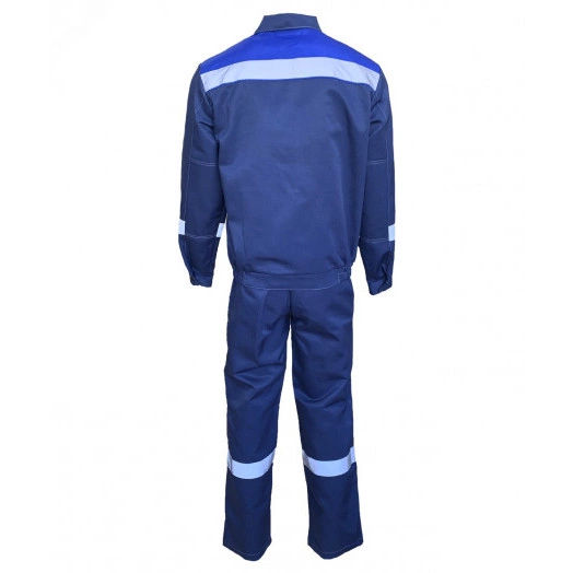 Костюм Енисей летний куртка ткань, полукомбинезон, цвет  темно-синий с васильком р. 48-50, 96-100, 82-188