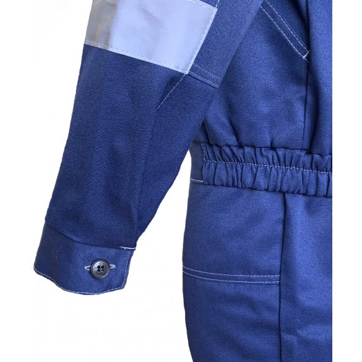 Костюм Енисей летний куртка ткань, полукомбинезон, цвет  темно-синий с васильком р. 48-50, 96-100, 82-188