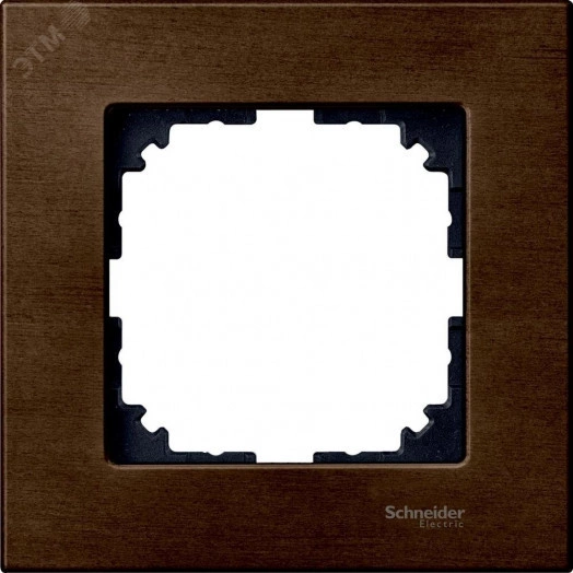 Рамка 1 пост деревянная орех