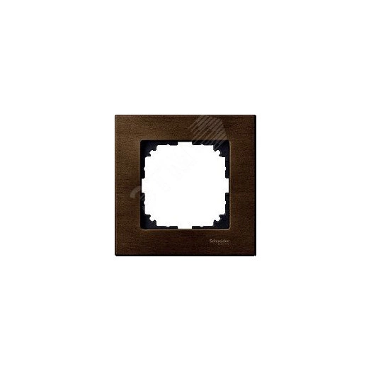 Рамка 1 пост деревянная орех