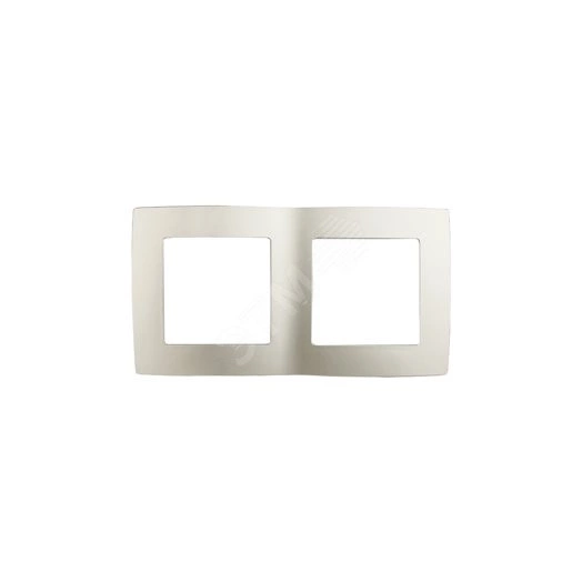 Рамка на 2 поста, Эра12, перламутр, 12-5002-15