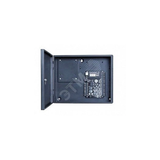 Контроллер сетевой на 4 двери (4 считывателя) в боксе, работа под управлением ПО Timex, RS485, TCP/IP, Wiegand 26, 30000 пользователей, 100000 событий, 0° +55°С, 9-14 В DC, не более 300мА