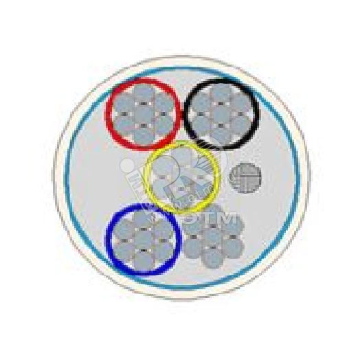 Кабель слаботочный экранированный ALARM 6x0.22 для систем сигнализации (100м)