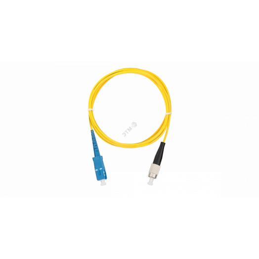 Шнур оптический переходной SM 9/125 OS2 SC/UPC-FC/UPC одинарный LSZH 2мм
