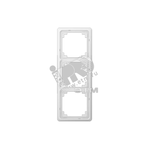 Рамка 3 поста универсальная белая