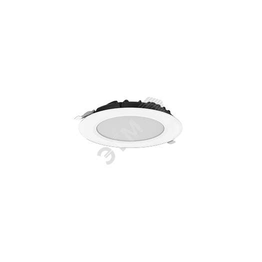 Cветильник светодиодный DL-SLIM круглый встраиваемый 172*38мм 20W 6500K IP44 монтажный диаметр 145мм DALI