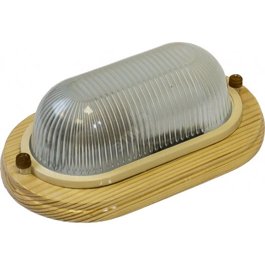 Светильник дерево, пл-н стекло, 60Вт, Е27, 220В, IP54 НБО 03-60-021 ЭРА