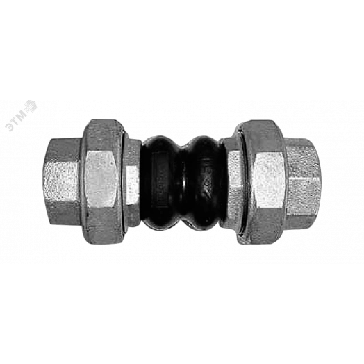 Вставка гибкая (компенсатор) DN 1/2' PN10, муфтовая