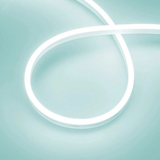 Лента герметичная AURORA-PS-A120-12x6мм 24V Azure (10 W/m, IP65, 2835, 5м) (Силикон)