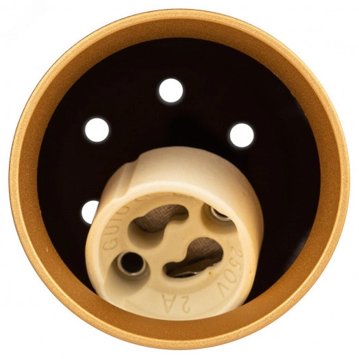 Светильник подвесной потолочный PL15 GD MR16 GU10 цилиндр золото